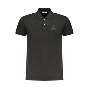 Iceberg Black Cotton Men Polo Men's Shirt